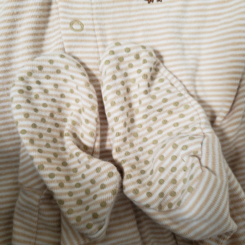Old Navy Striped Footie Pajamas